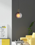 Hand-Blown Glass Pendant Lamp