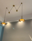 Copper & Chrome Pendant Lamp