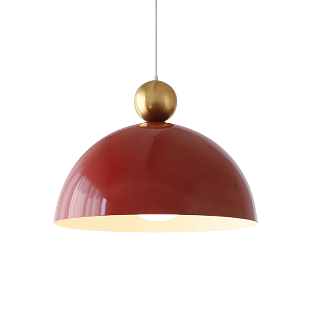 Dome-Shaped Pendant Lamp