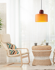 Curved Sculptural Pendant Lamp