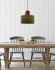 Curved Sculptural Pendant Lamp