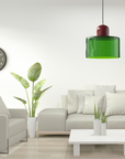 Curved Sculptural Pendant Lamp