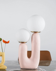 Resin & Glass Table Lamp