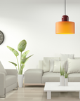 Curved Sculptural Pendant Lamp