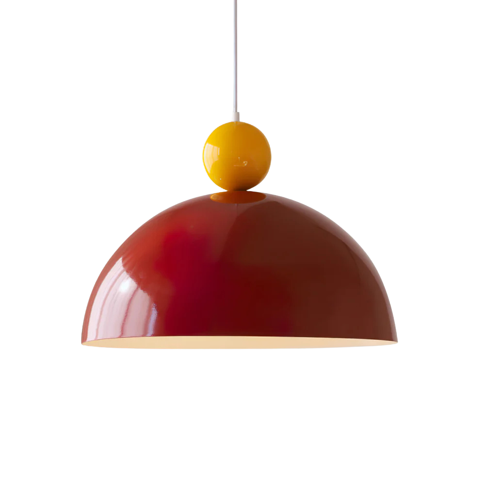 Dome-Shaped Pendant Lamp