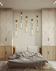Vertical Globe Wall Lamp