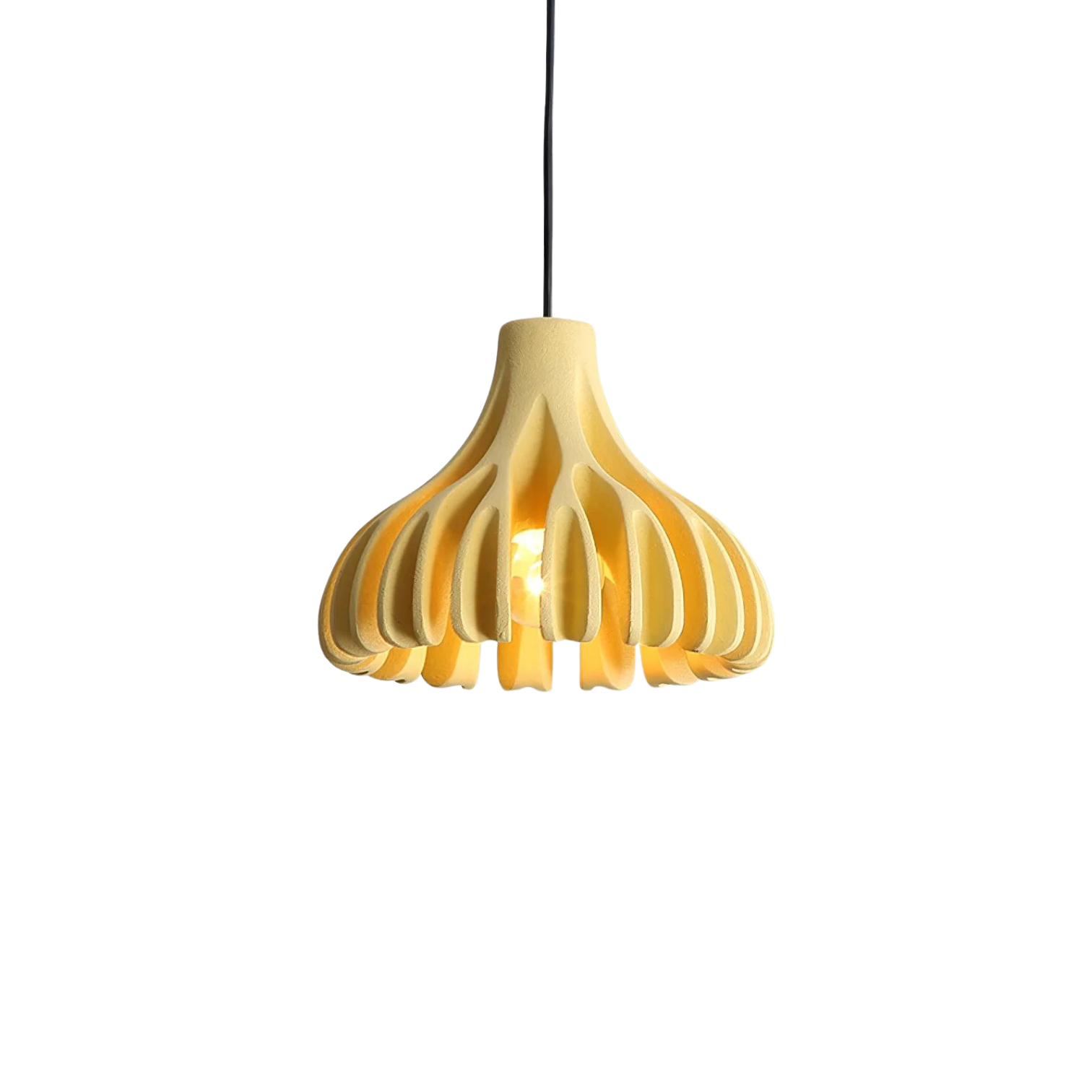 Japandi-Style Sculptural Pendant Lamp