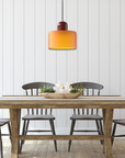 Curved Sculptural Pendant Lamp