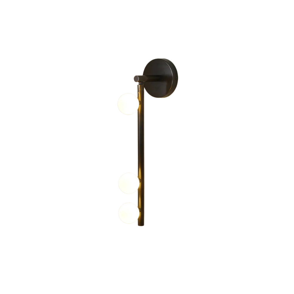 Vertical Globe Wall Lamp