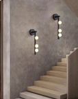 Vertical Globe Wall Lamp