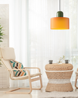 Curved Sculptural Pendant Lamp
