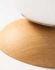 Wood & Glass Japandi Pendant Lamp
