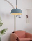 Wood Accent Cloud Pendant Lamp