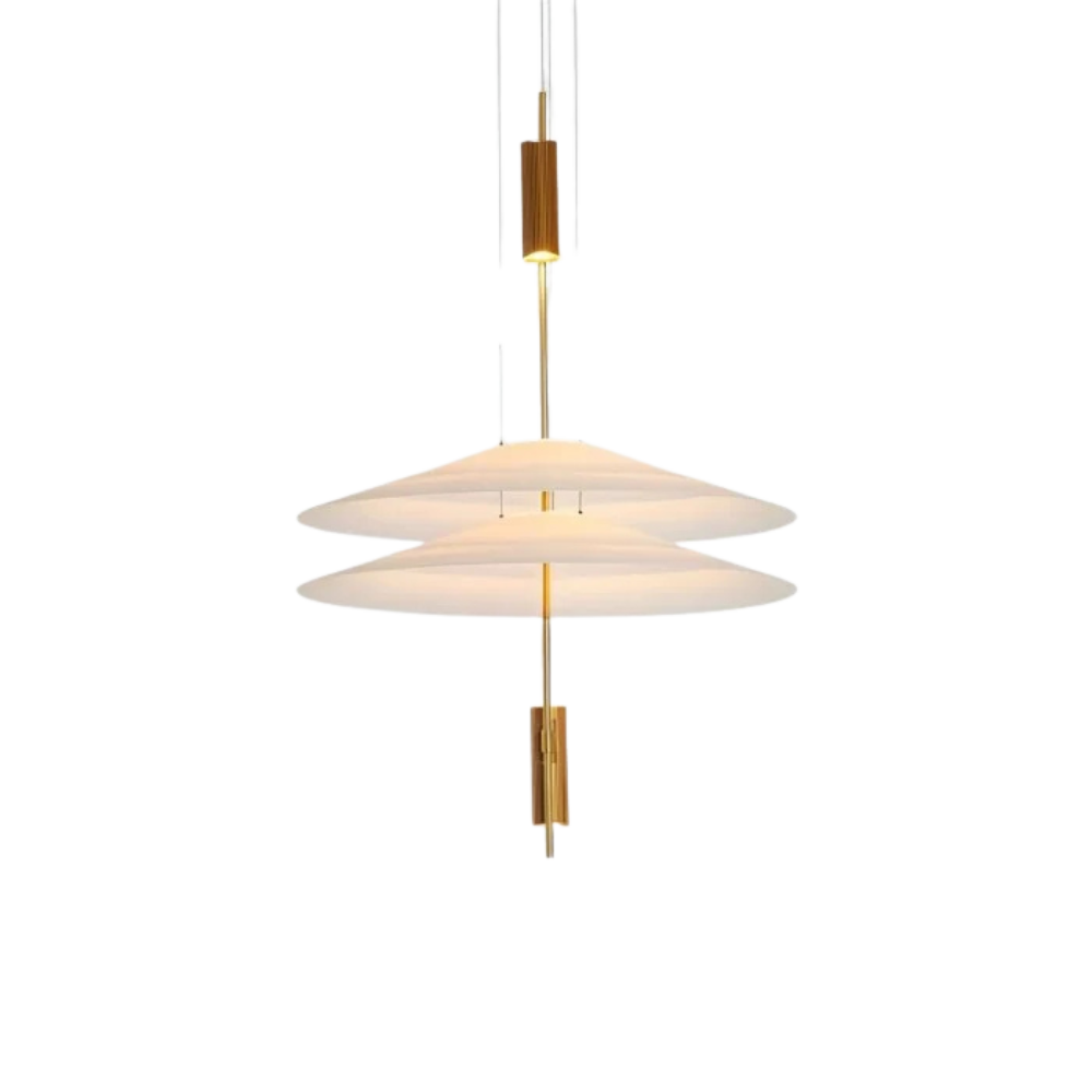 Sculptural Floating Pendant Lamp