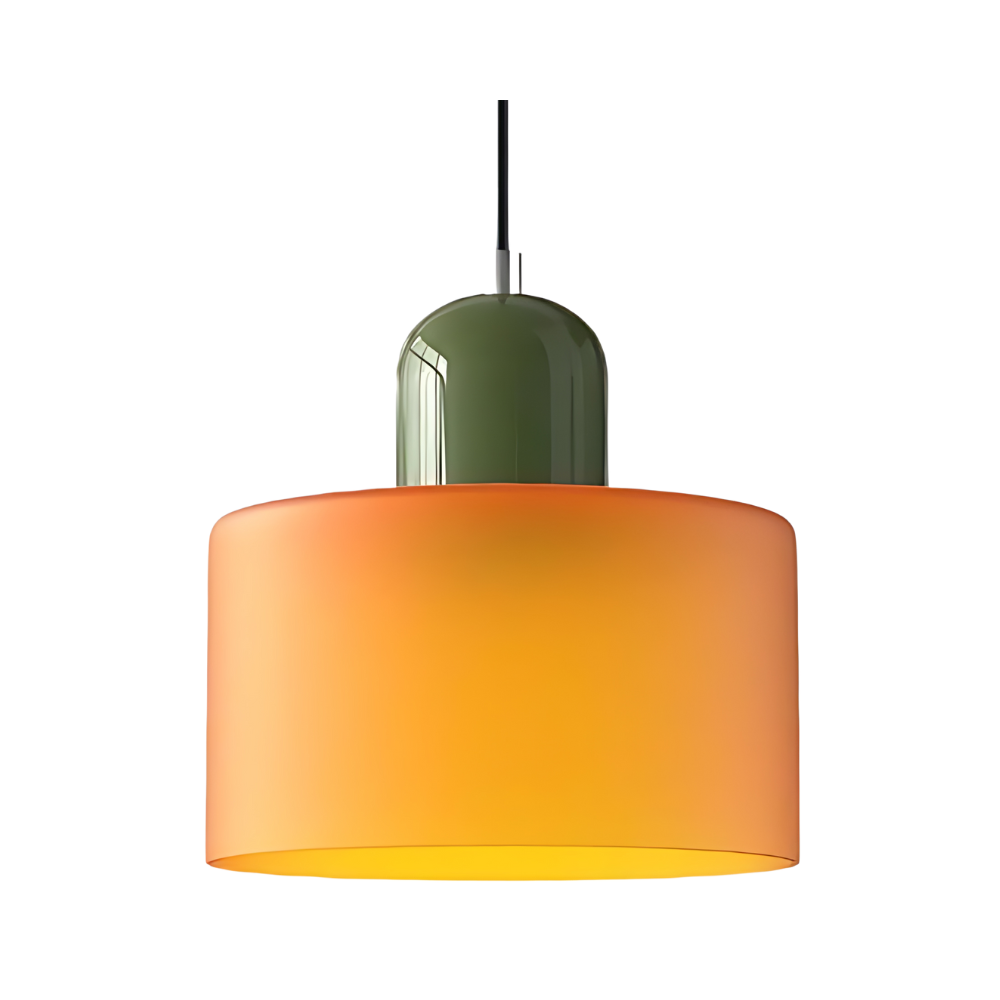 Curved Sculptural Pendant Lamp