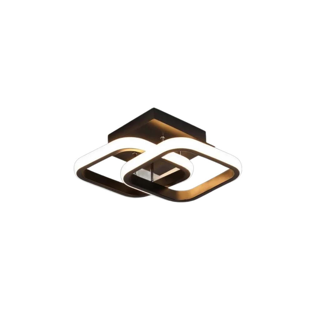 Square Intersecting Ceiling Lamp