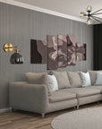 Pleated Glass Wall Lamp