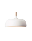 Wood Accent Cloud Pendant Lamp