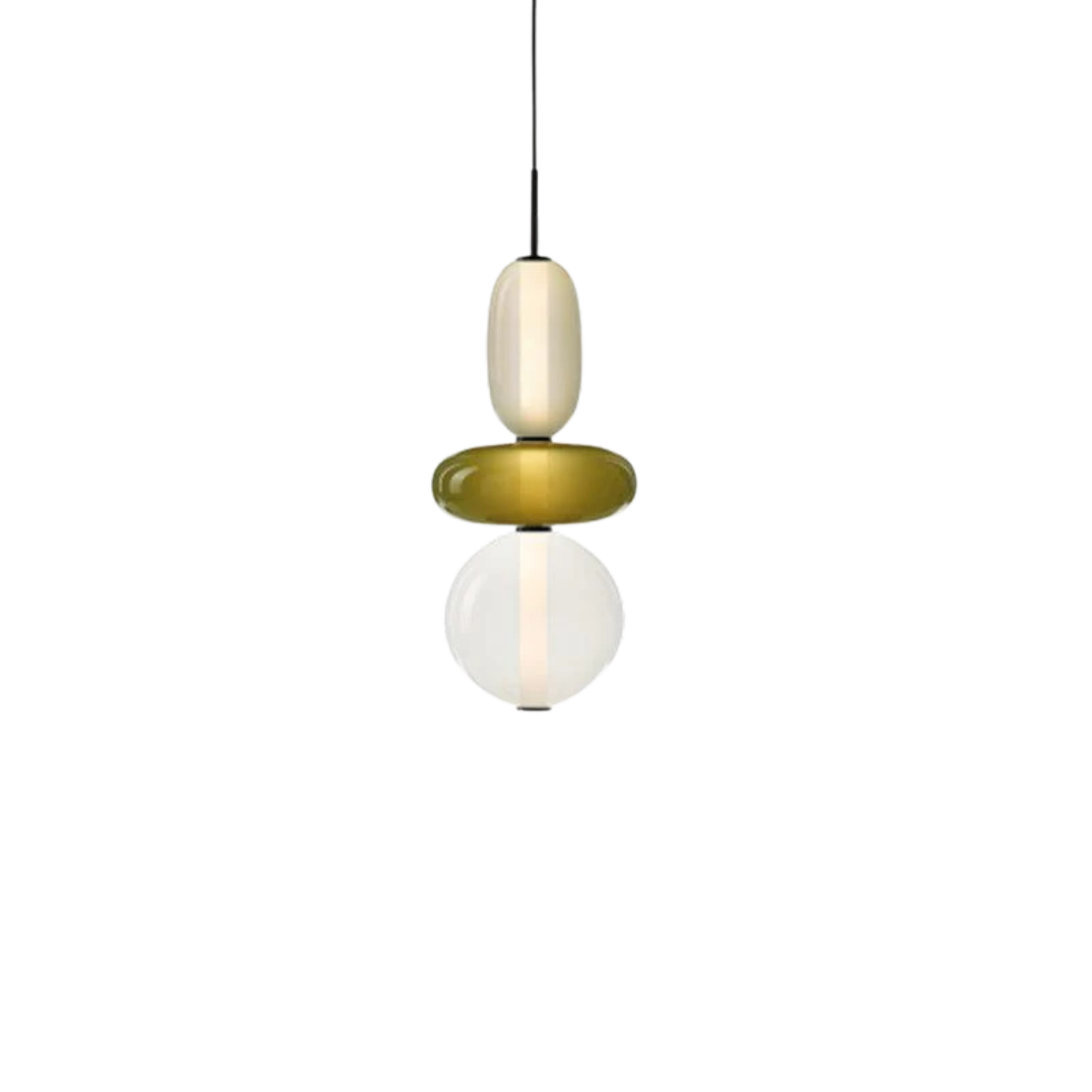 Bonbon-Inspired Glass Pendant Lamp