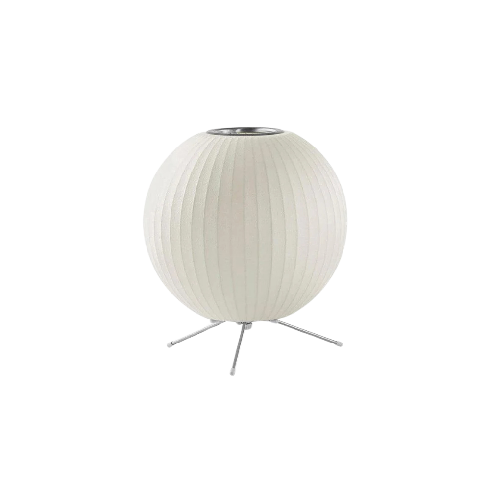 Textured Spherical Table Lamp