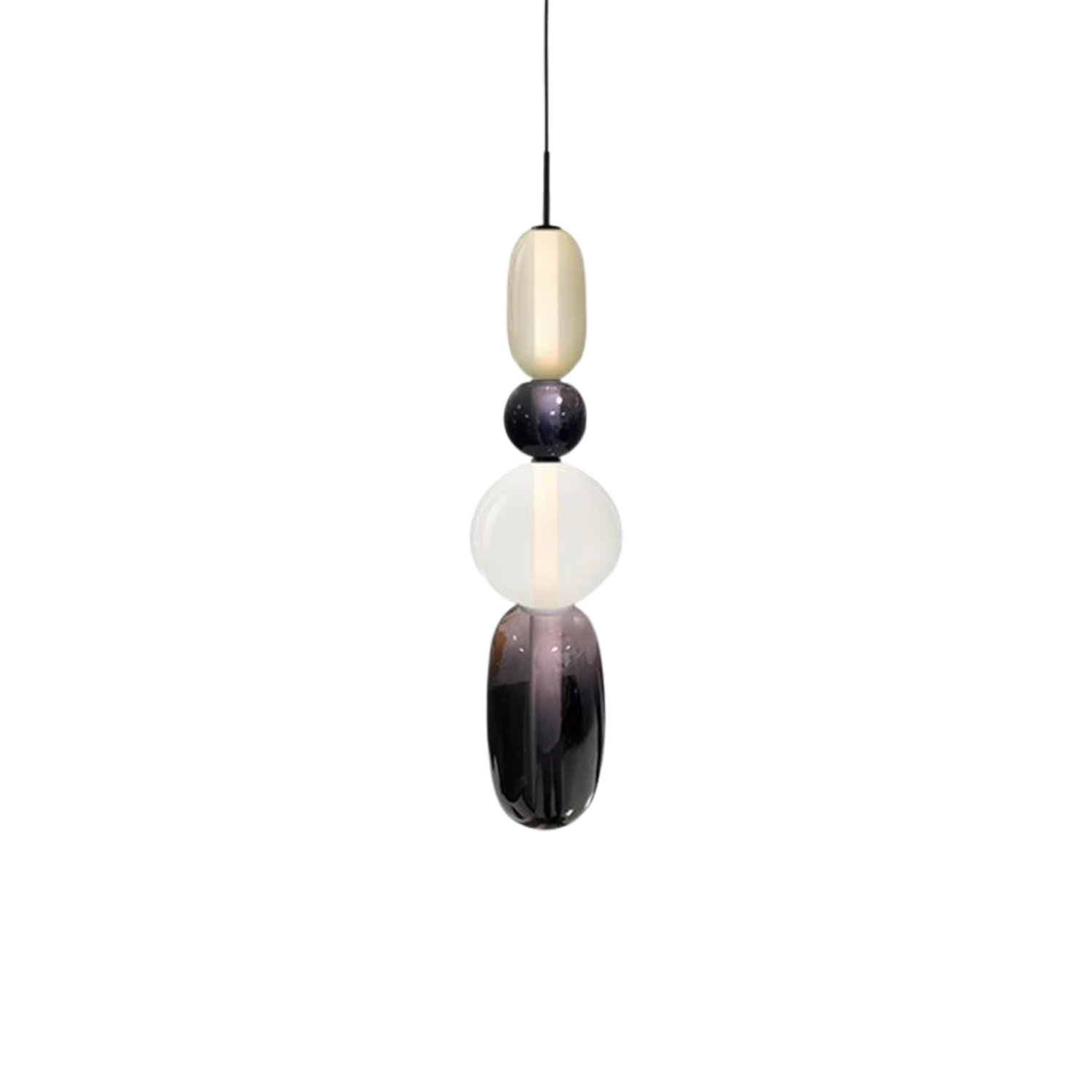 Beaded Glass Pendant Lamp
