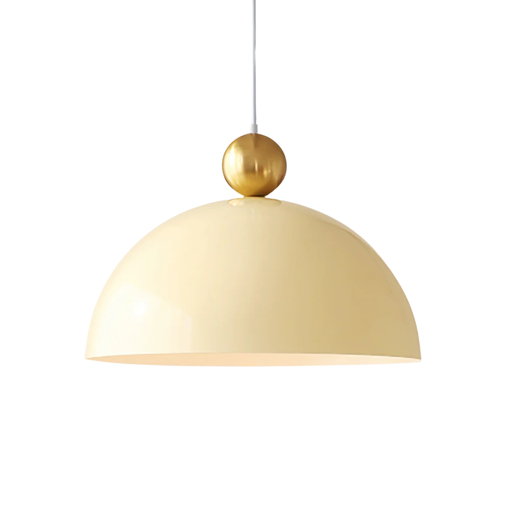 Dome-Shaped Pendant Lamp