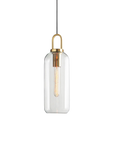 Sculptural Frosted Glass Pendant Lamp