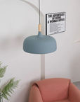 Wood Accent Cloud Pendant Lamp