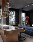 Twin Dome Pendant Lamp