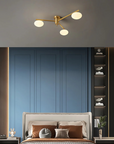 Floating Arm Globe Ceiling Lamp