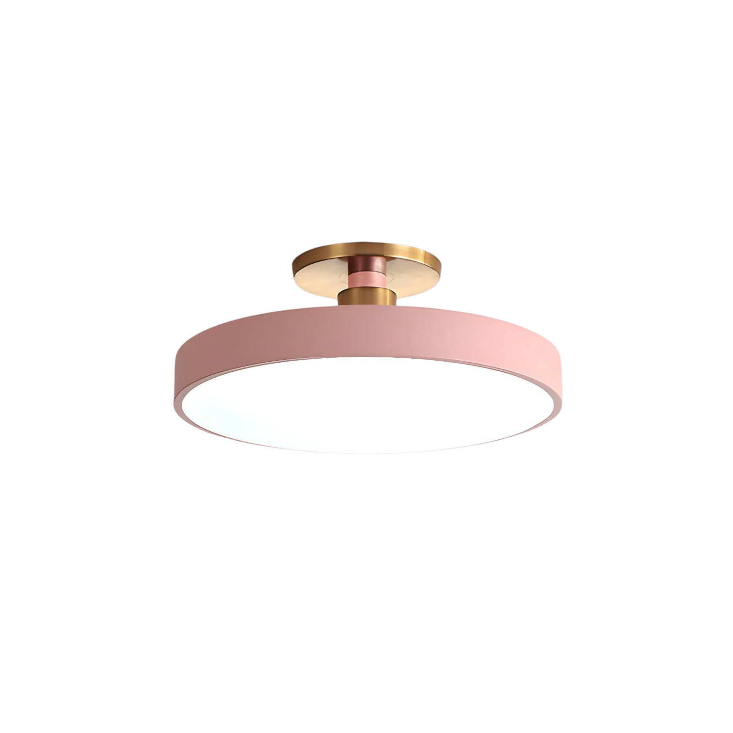 Scandinavian-Japandi Flush Ceiling Lamp