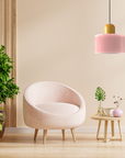 Curved Sculptural Pendant Lamp