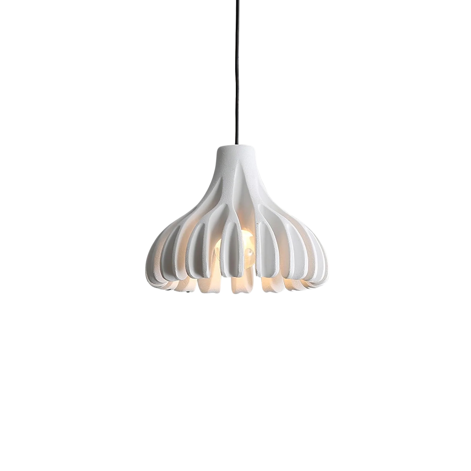 Japandi-Style Sculptural Pendant Lamp