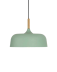 Wood Accent Cloud Pendant Lamp