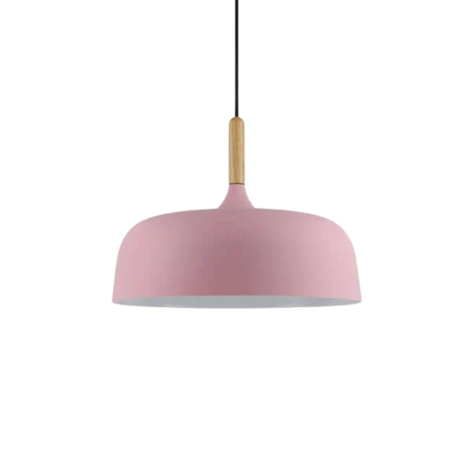 Wood Accent Cloud Pendant Lamp
