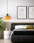 Curved Sculptural Pendant Lamp