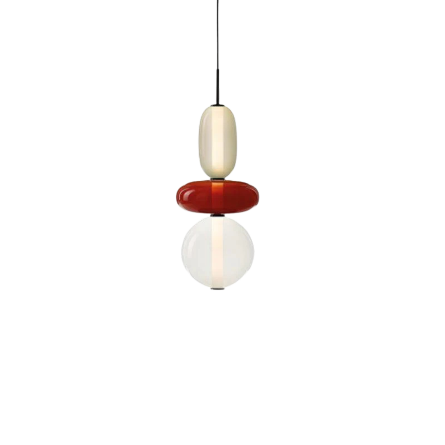 Bonbon-Inspired Glass Pendant Lamp
