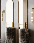 Vertical Globe Wall Lamp