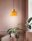 Curved Sculptural Pendant Lamp