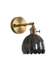 Pleated Glass Wall Lamp