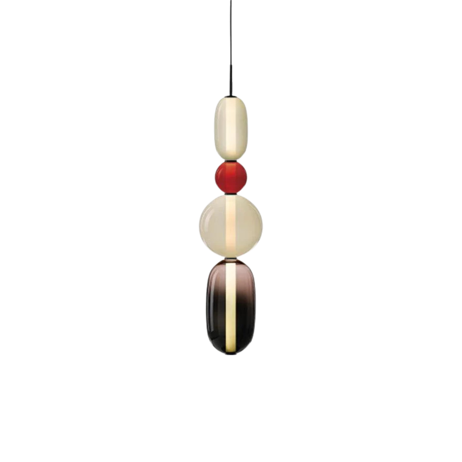 Beaded Glass Pendant Lamp