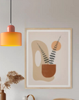 Curved Sculptural Pendant Lamp
