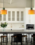 Curved Sculptural Pendant Lamp