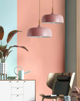 Wood Accent Cloud Pendant Lamp