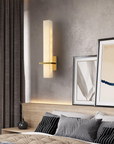 Marble and Iron Wall Lamp