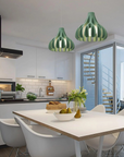 Japandi-Style Sculptural Pendant Lamp