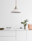 Pleated Ceramic Pendant Lamp