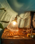 Faceted Glass Pendant Lamp