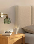 Pleated Glass Wall Lamp