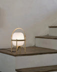 Portable Wooden Table Lamp